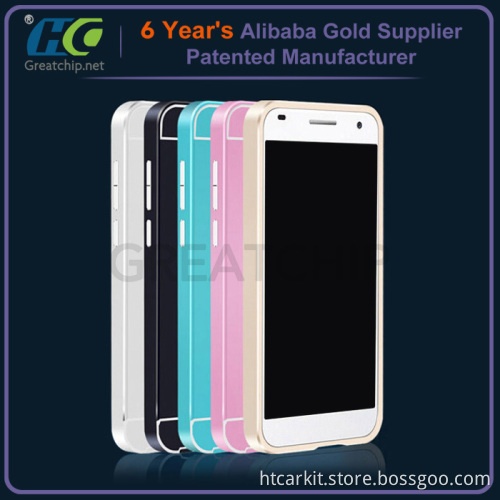 Showkoo aluminum metal bumper pc bumper case for Huawei G7 case